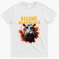 Become Ungovernable Funny Baby Hippo Moo Deng Funny Groovy T-Shirt