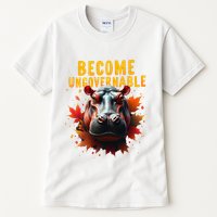 Become Ungovernable Funny Baby Hippo Moo Deng Funny Groovy Tall T-Shirt