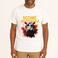 Become Ungovernable Funny Baby Hippo Moo Deng Funny Groovy Tall T-Shirt