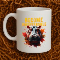 Become Ungovernable Funny Baby Hippo Moo Deng Funny Groovy Mug