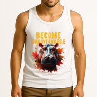 Become Ungovernable Funny Baby Hippo Moo Deng Funny Groovy Tank Top