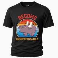 Become Ungovernable Funny Moo Deng Baby Hippo Performance Shirt