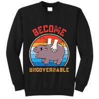 Become Ungovernable Funny Moo Deng Baby Hippo Sweatshirt