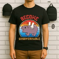 Become Ungovernable Funny Moo Deng Baby Hippo T-Shirt