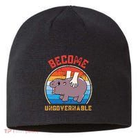Become Ungovernable Funny Moo Deng Baby Hippo Sustainable Beanie