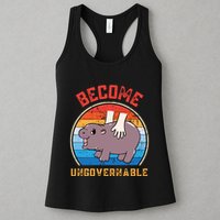 Become Ungovernable Funny Moo Deng Baby Hippo Womens Tank Top