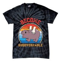 Become Ungovernable Funny Moo Deng Baby Hippo Tie-Dye T-Shirt