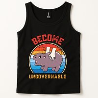 Become Ungovernable Funny Moo Deng Baby Hippo Tank Top