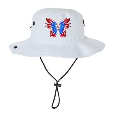 Butterfly Usa Flag Patriotic Cute 4th Of July Great Gift Legacy Cool Fit Booney Bucket Hat