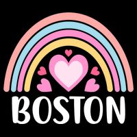 Boston USA for Wo Rainbow Hearts Impact Tech Backpack