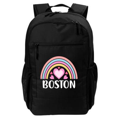Boston USA for Wo Rainbow Hearts Backpack