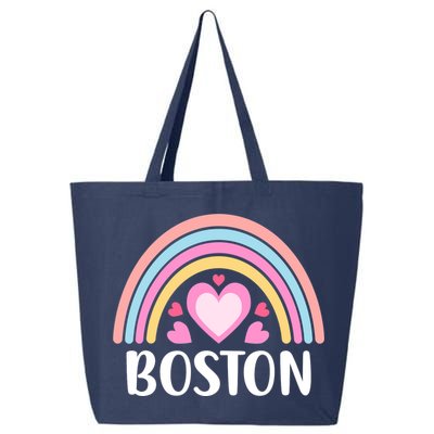 Boston USA for Wo Rainbow Hearts 25L Jumbo Tote