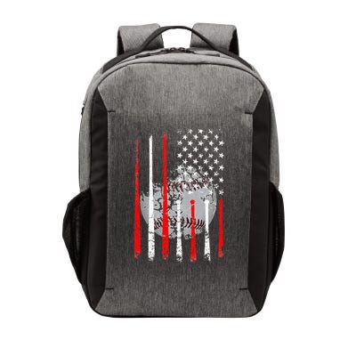 Baseball USA Flag American Flag Vintage Vector Backpack