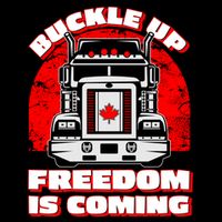 Buckle Up Freedom Is Coming Candian Truckers Impact Tech Backpack