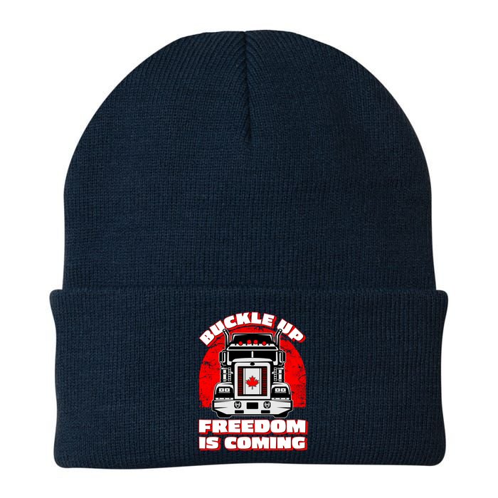 Buckle Up Freedom Is Coming Candian Truckers Knit Cap Winter Beanie