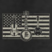 Bluegrass Usa Flag Guitar Banjo Mandolin Adult Drive Performance Visor