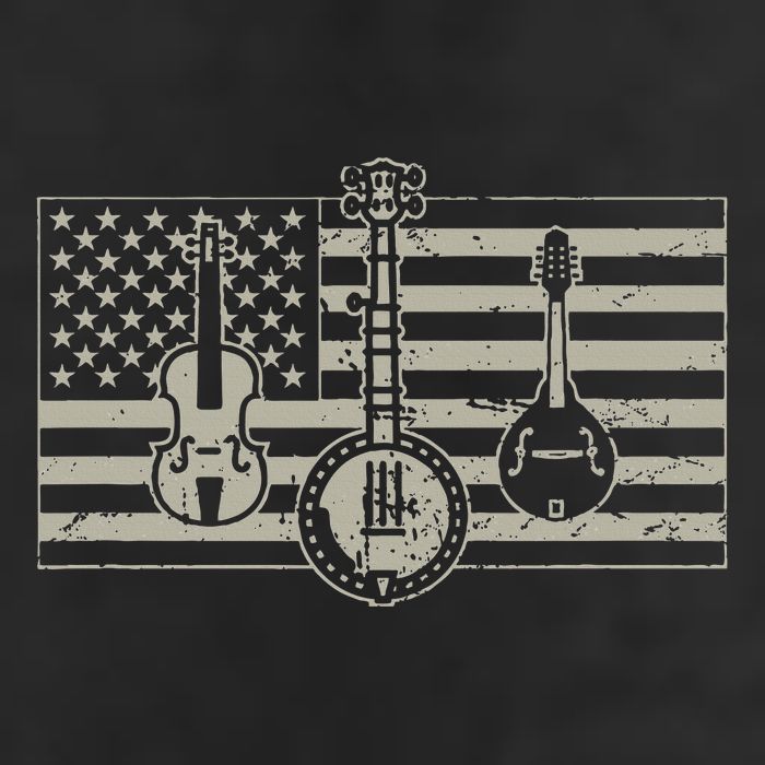 Bluegrass Usa Flag Guitar Banjo Mandolin Adult Drive Performance Visor