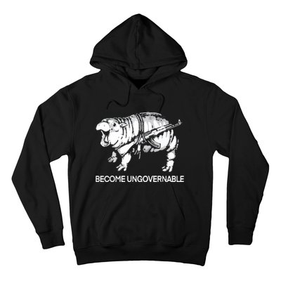 Become Ungovernable Funny Moodeng Hoodie