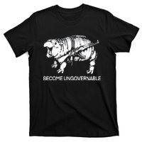 Become Ungovernable Funny Moodeng T-Shirt