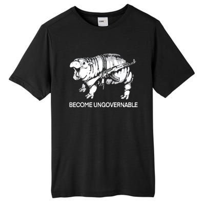 Become Ungovernable Funny Moodeng Tall Fusion ChromaSoft Performance T-Shirt