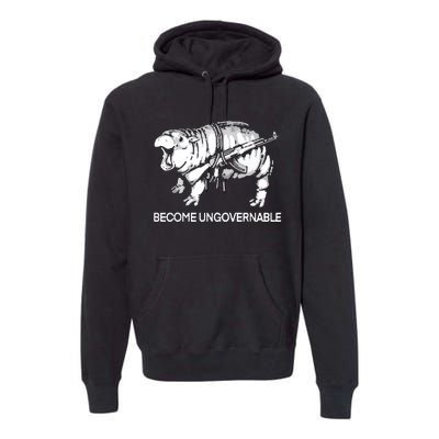 Become Ungovernable Funny Moodeng Premium Hoodie