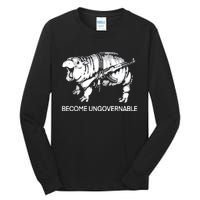 Become Ungovernable Funny Moodeng Tall Long Sleeve T-Shirt