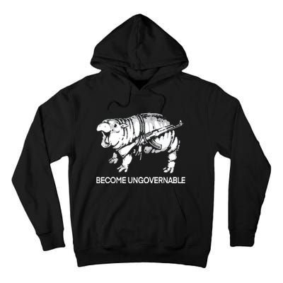 Become Ungovernable Funny Moodeng Tall Hoodie