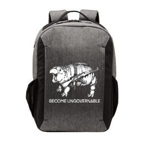 Become Ungovernable Funny Moodeng Vector Backpack