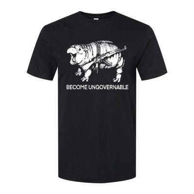 Become Ungovernable Funny Moodeng Softstyle CVC T-Shirt