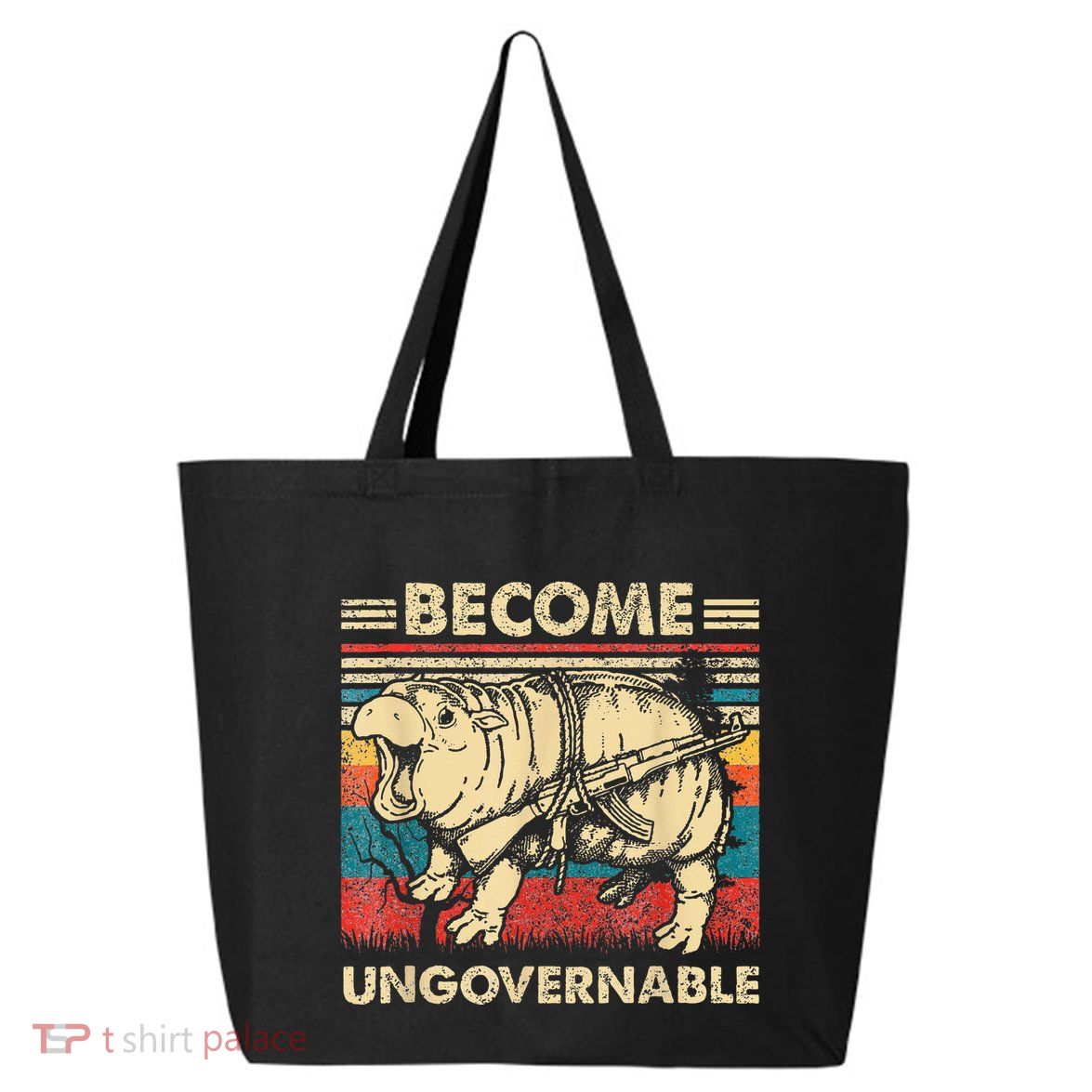Become Ungovernable Funny Moodeng 25L Jumbo Tote