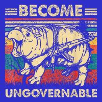 Become Ungovernable Funny Moodeng Hoodie