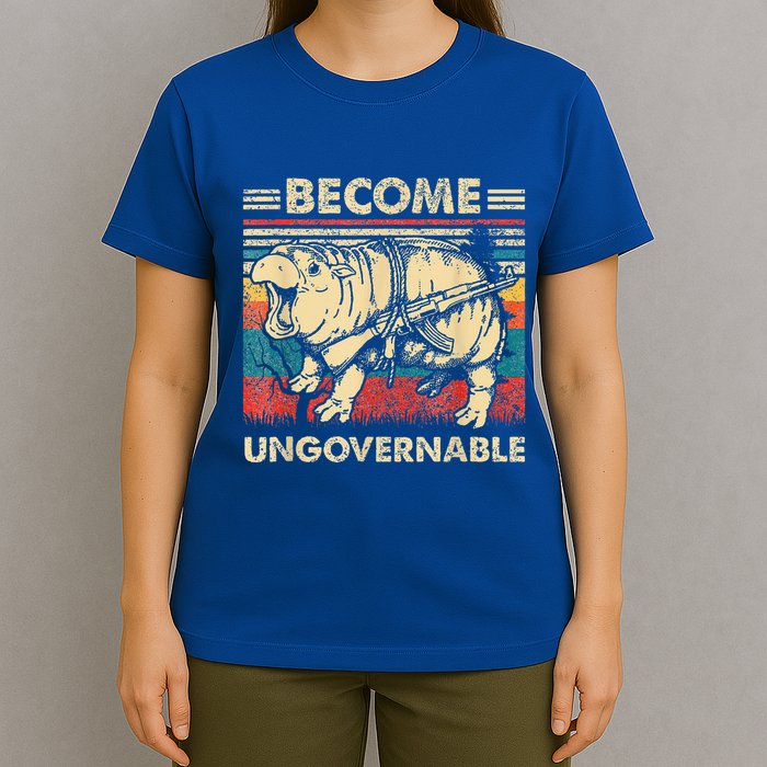 Become Ungovernable Funny Moodeng T-Shirt