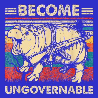 Become Ungovernable Funny Moodeng T-Shirt