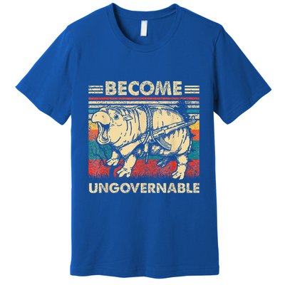 Become Ungovernable Funny Moodeng Premium T-Shirt