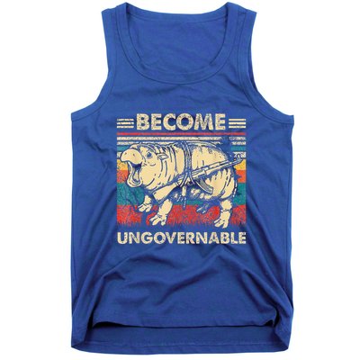 Become Ungovernable Funny Moodeng Tank Top