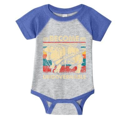 Become Ungovernable Funny Moodeng Infant Baby Jersey Bodysuit