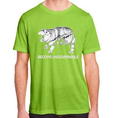 Become Ungovernable Funny Moo Deng Adult ChromaSoft Performance T-Shirt