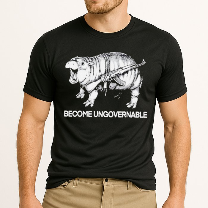 Become Ungovernable Funny Moo Deng Performance Shirt