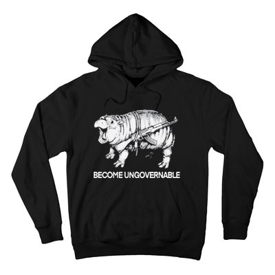 Become Ungovernable Funny Moo Deng Hoodie