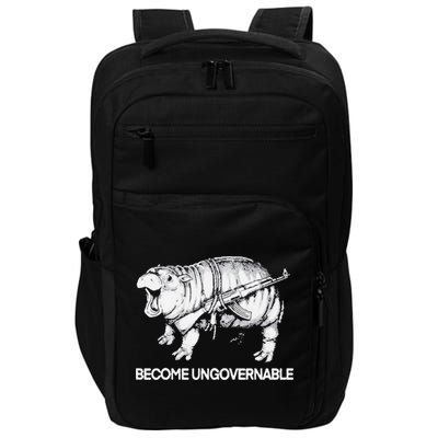 Become Ungovernable Funny Moo Deng Impact Tech Backpack