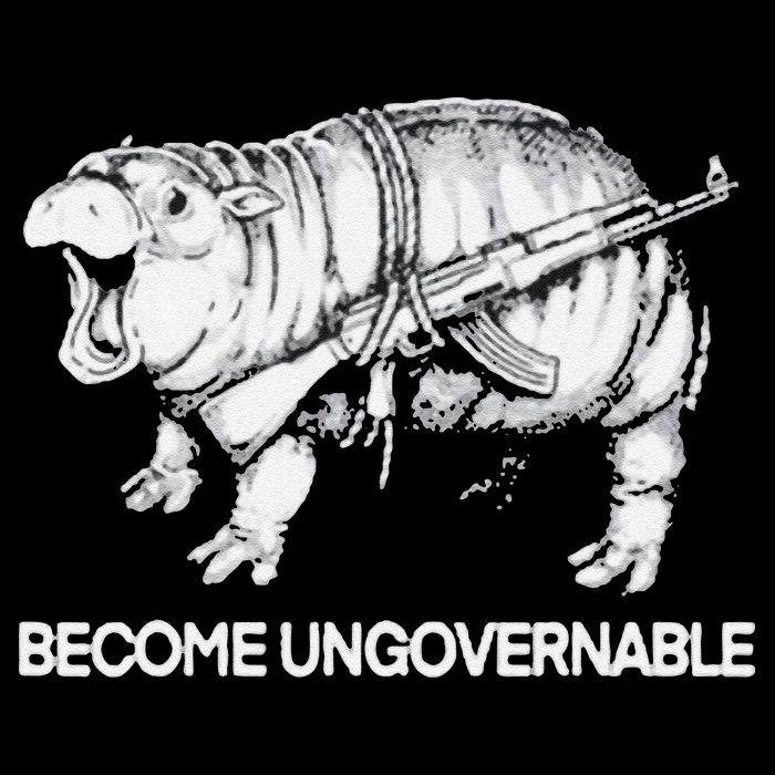 Become Ungovernable Funny Moo Deng Impact Tech Backpack