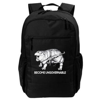 Become Ungovernable Funny Moo Deng Backpack