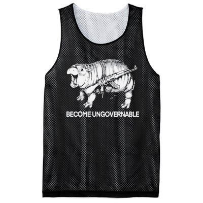 Become Ungovernable Funny Moo Deng Mesh Reversible Basketball Jersey Tank