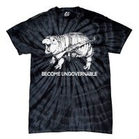 Become Ungovernable Funny Moo Deng Tie-Dye T-Shirt