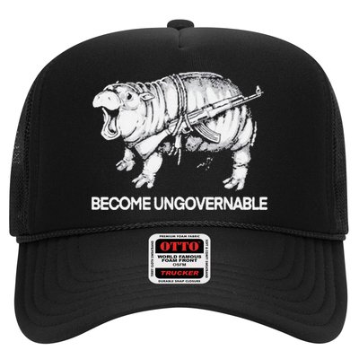 Become Ungovernable Funny Moo Deng Trucker Hat