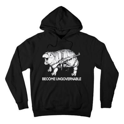 Become Ungovernable Funny Moo Deng Tall Hoodie