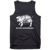 Become Ungovernable Funny Moo Deng Tank Top