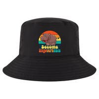 Become Ungovernable Funny Baby Hippo Moo Deng Funny Saying Cool Comfort Performance Bucket Hat