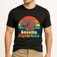 Become Ungovernable Funny Baby Hippo Moo Deng Funny Saying Performance Shirt