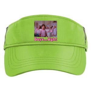 Boy Ugh Funny Valentine Little Rascals Adult Drive Performance Visor